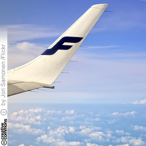 Finnair lent (CC License: Attribution 2.0 Generic)