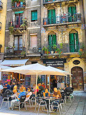 Tapas-ravintola Barcelonassa