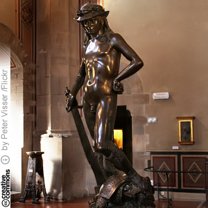 Donatellon Dadiv Bargello-museossa (CC License: Attribution 2.0 Generic)