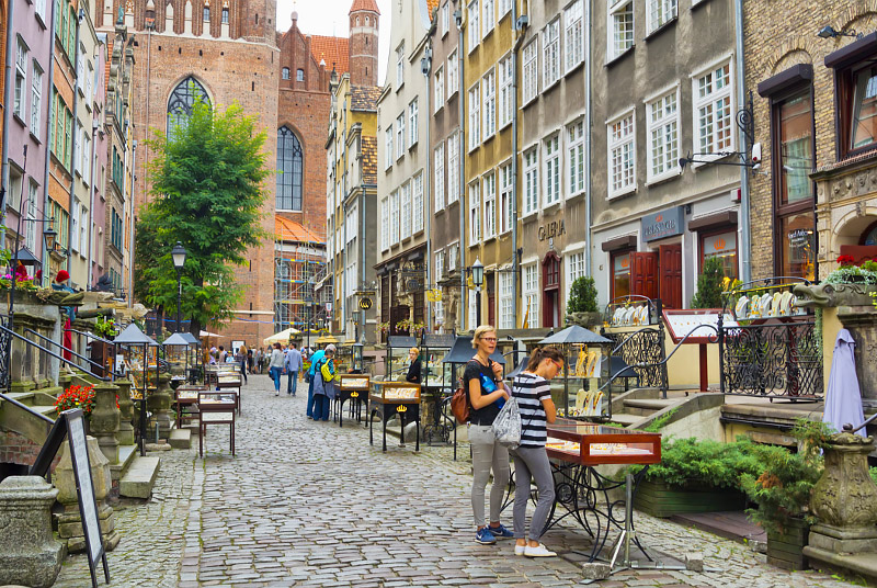 Ulica Mariacka, Gdansk (tyskuva)