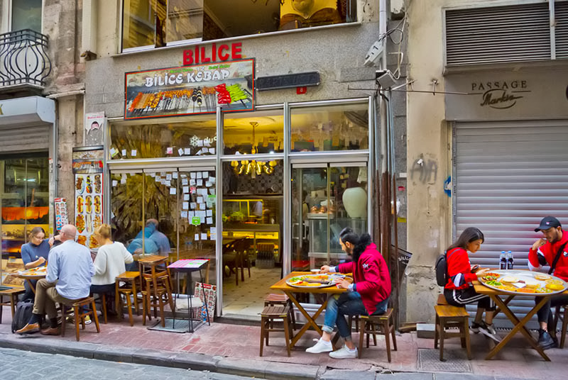 Kebab-ravintola Beyoglussa