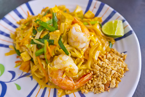Thai-ruokaa, pad thai