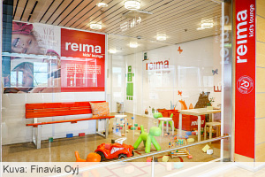 Lasten leikkihuone Helsinki-Vantaalla (Copyright Finavia Oyj)