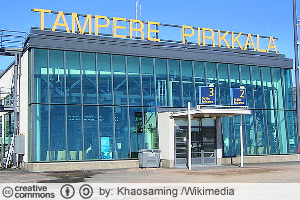 Tampere-Pirkkalan lentoasema (CC License: Attribution-ShareAlike 3.0 Unported)