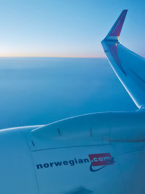 Norwegian, lentokoneen siipi