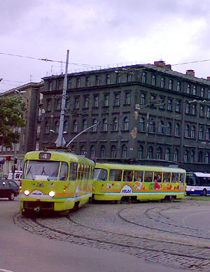 Raitiovaunu Riiassa