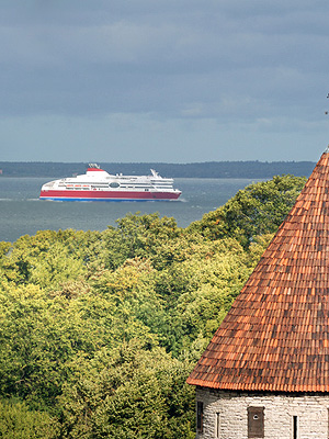 Laiva saapuu Tallinaan