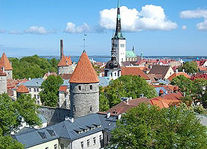 Tallinnan vanhaakaupunkia