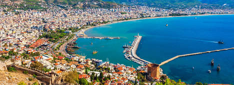 Alanya alue alueelta