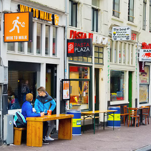 Damstraatin ruokapaikkoja