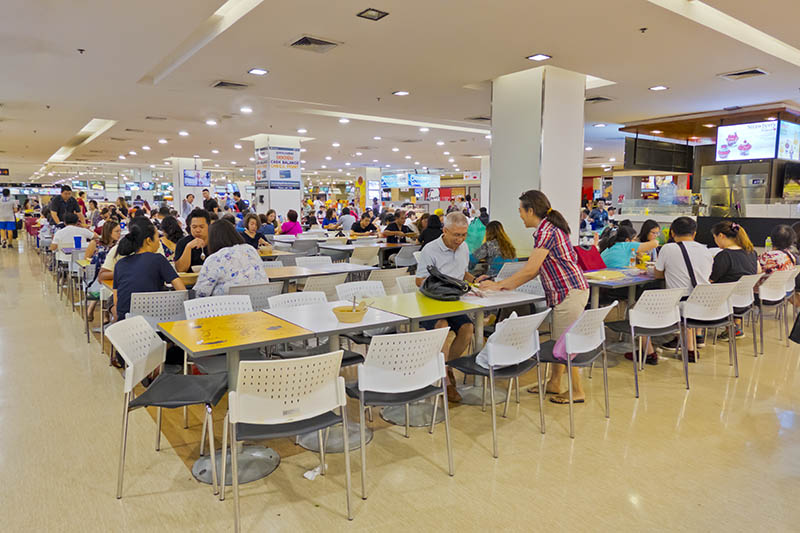 Food court Pratunamin risteyksess