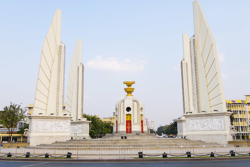 Banglamphussa ns. Democracy Monumentin