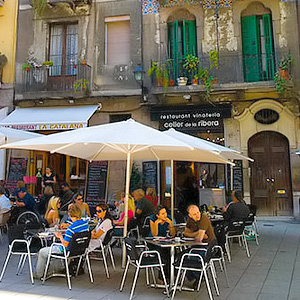 Tapas-ravintola Barcelonassa
