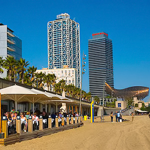 Platja de la Barcelonetan palveluita