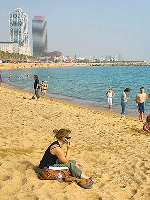 Barceloneta, hiekkaranta