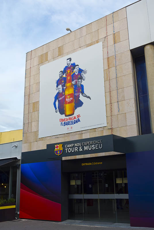 FC Barcelona -museo Camp Nou -stadionilla