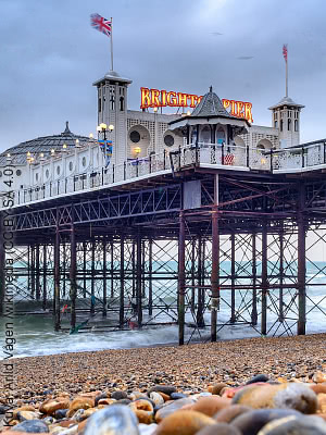 Brighton Pier (CC License: Attribution-ShareAlike 4.0 International)