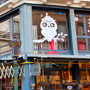 Kahvila Jules Van Praetstraat -kadulla