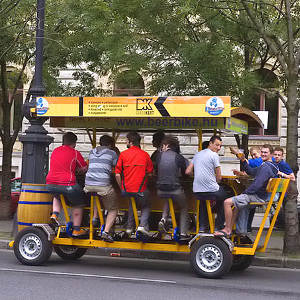 Olutpyr Andrassy ut -kadulla