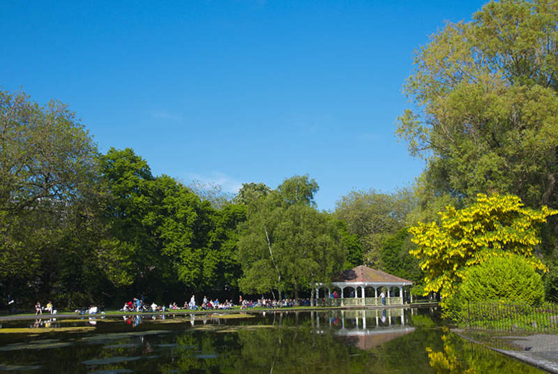 St Stephen's Green -puistoalue