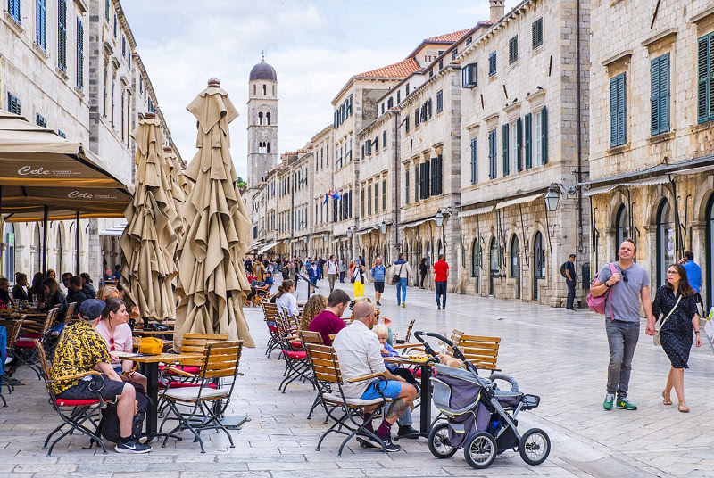 Stradun, Dubrovnik (tyskuva)