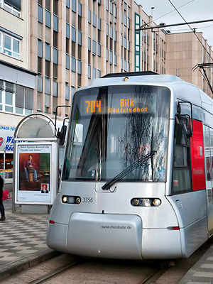 Raitiovaunu Düsseldorfissa