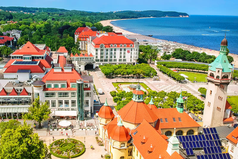 Sopot, ilmakuva