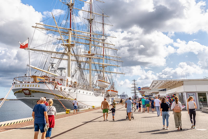 Dar Pomorza -purjelaiva, Gdynia