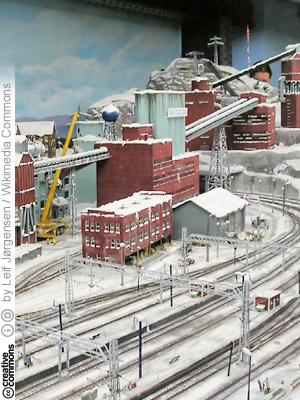 Miniatur Wunderland -miniatyyrimaailma (CC License: Attribution-Share Alike 2.5 Generic)