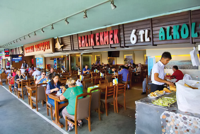 Ravintoloita Galata-sillalla
