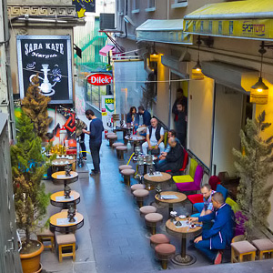 Teehuone Istiklal Caddesilla