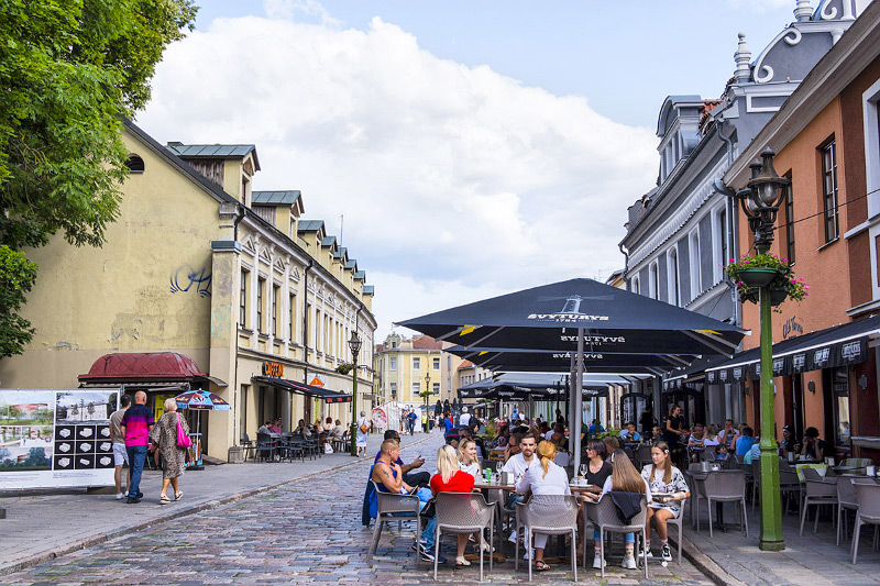 Ravintoloita Vilniaus gatve -kadulla