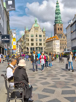 Amagertorv-aukio, Stroget