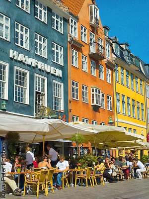 Ravintola Nyhavn-alueella