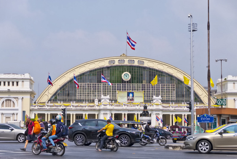 Juna-asema Bangkokissa