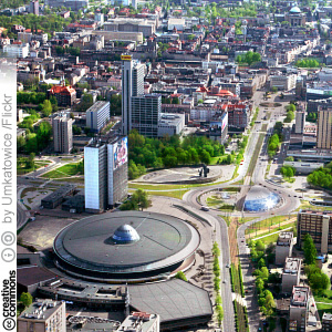 Spodek, Katowice (CC License: Attribution-ShareAlike 3.0 Unported)