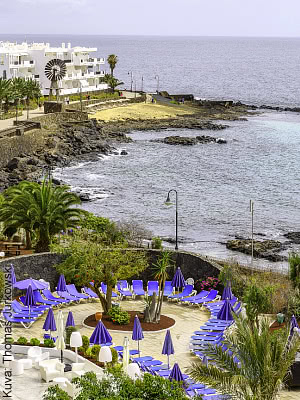Hotelli rannalla, Lanzarote