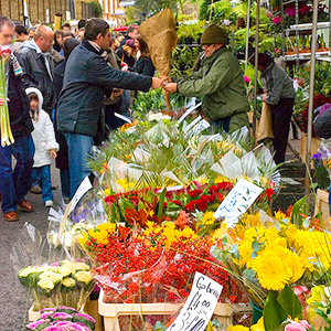 Columbia Road kukkamarkkinat