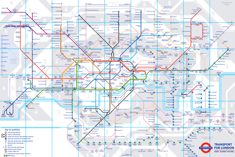 Lontoon metrokartta
