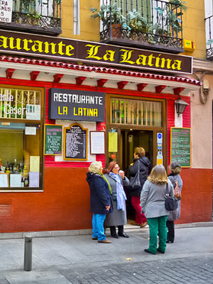Ravintola La Latinan alueella