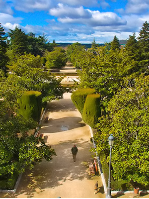 Kaunis s, Jardines de Sabatini