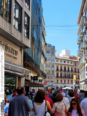 Calle Marques de Larios (CC License: Attribution 2.0 Generic)