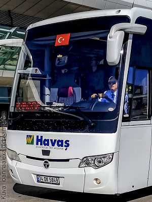 Havas-bussi lentoasemalla