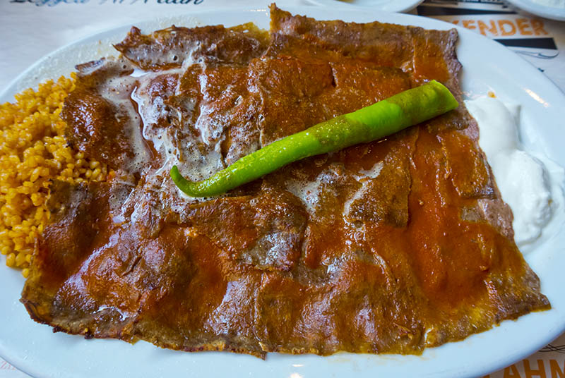 Iskender-kebabia