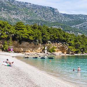 Zlatni Rat -ranta Bracin saarella