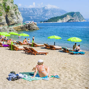 Plaza Mogren, Mogren beach, Budva