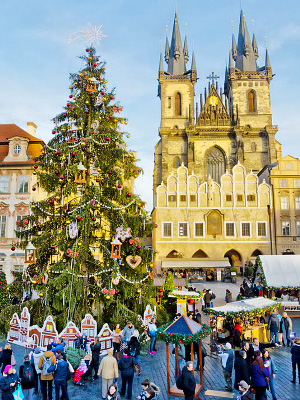 Joulumarkkinat Prahassa
