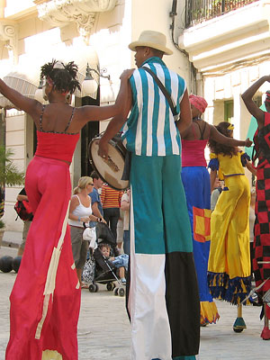 Karnevaalikulkua Havannassa.