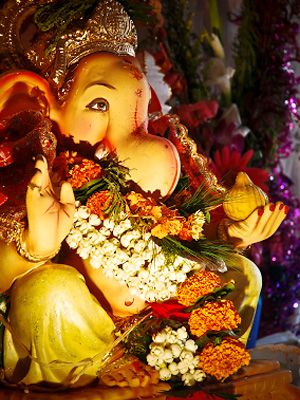 Ganesh Chaturthi -festivaali, Mumbai, Intia