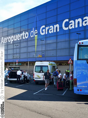Aeropuerto de Gran Canaria -lentokenttä (CC License: Attribution 2.0 Generic)